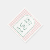 Laten we Par-T-shirt Modern Golf Vrijgezellenfeest Servet (Hoek)