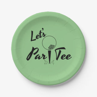 Laten we Par T-shirt nemen Papieren Bordje