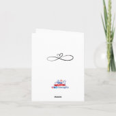 Laten we Par-T-shirt Puns Verjaardag Kaart (Achterkant)