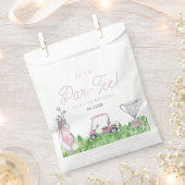 Laten we Par-T-shirt Roze Golfverjaardagsfeest vie Bedankzakje (Geknipt)