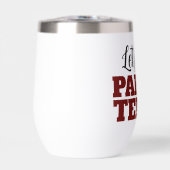 Laten we PAR T-SHIRT Thermische Wijn Tumbler (Voorkant)