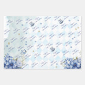 Laten we par-tea bloemenverjaardag voor kinderen inpakpapier vel (Voorkant 3)