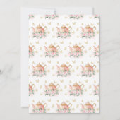 Laten we Par-tea Garden Tea Party verjaardag viere Kaart (Achterkant)