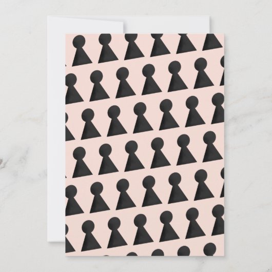 Laten we par-tea! thee verjaardag kaart (Achterkant)