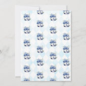 Laten we par-tea verjaardag voor kinderen kaart (Achterkant)