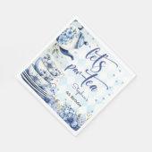 Laten we par-tea verjaardag voor kinderen servet (Hoek)