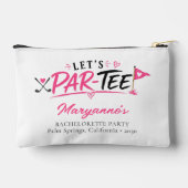 Laten we Par Tee Bachelorette Feest Etui (Achterkant)
