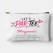 Laten we Par Tee Bachelorette Feest Etui (Voorkant)