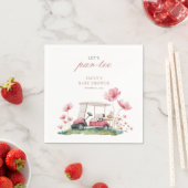 Laten we Par-tee Golf Baby Shower Servetten (Insitu)