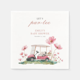 Laten we Par-tee Golf Baby Shower Servetten