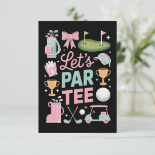 Laten we Par Tee Golf Coquette Golf-liefhebber Cad Kaart