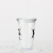 Laten we Par Tee Golf Golfen Verjaardagsfeestje vo Acryl Drinkbeker (Rechts)