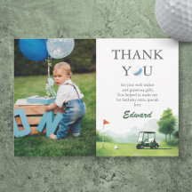 Laten we Par-Tee Waterverf Golf Buggy Verjaardag 