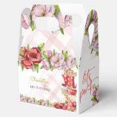 Laten we para-thee, thee bloemige verjaardag bedankdoosjes (Geopend)