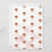 Laten we para-thee, thee bloemige verjaardag kaart (Achterkant)