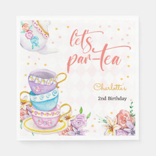 Laten we para-thee, thee verjaardag servet