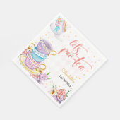 Laten we para-thee, thee verjaardag servet (Hoek)