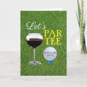 Laten we PARTIJ Moederdag wenskaart Kaart (Voorkant)