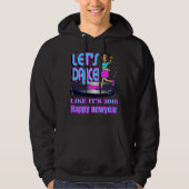 LATEN WE PARTIJEN ZOALS HET 2019 grappige, gelukki Hoodie (Voorkant)