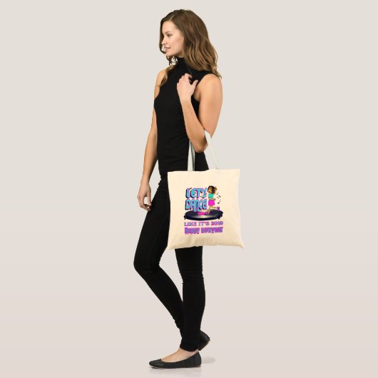 LATEN WE PARTIJEN ZOALS HET 2019 grappige, gelukki Tote Bag (Voorkant (model))