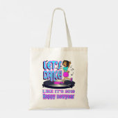 LATEN WE PARTIJEN ZOALS HET 2019 grappige, gelukki Tote Bag (Achterkant)