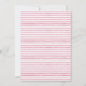 Laten we Paw-ty Dog Girl Pink Animal Birthday Part Kaart (Achterkant)