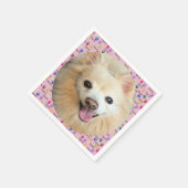 Laten we Paw-ty zijn! aangepaste hond Servet (Hoek)