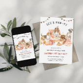 Laten we Paw-ty zijn | Verjaardagsfeestje voor pup Kaart