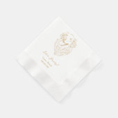 Laten we Pawty aangepaste huisdier cocktail servet (Hoek)