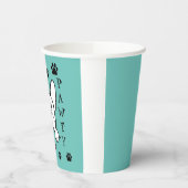 Laten we Pawty French Bulldog Paper Party Cups Papieren Bekers (Links)