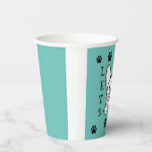 Laten we Pawty French Bulldog Paper Party Cups Papieren Bekers (Rechts)