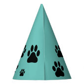 Laten we Pawty French Bulldog Paper Party Petten Feesthoedjes (Achterkant)