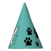 Laten we Pawty French Bulldog Paper Party Petten Feesthoedjes (Rechts)