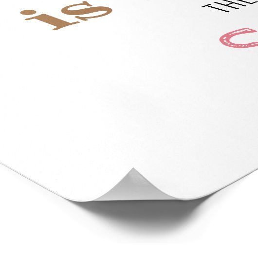 Laten we Pawty Puppy Dog Meisje Verjaardag Welkoms Poster (Hoek)