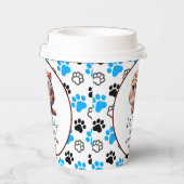 Laten we Pawty zijn! Schattige Cat 2e verjaardagsf Papieren Bekers (Rechts)