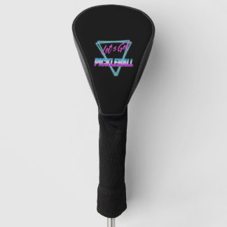 Laten we Pickleball 80's Retro halen Golfheadcover