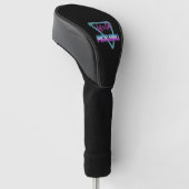 Laten we Pickleball 80's Retro halen Golfheadcover (Schuin)