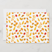 Laten we Pie eten | Thanksgiving van Waterverf-knu Kaart (Achterkant)