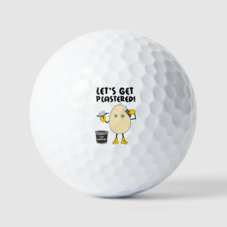 Laten we pleisteren golfballen