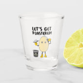 Laten we pleisteren shot glas (Voorkant)