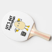 Laten we pleisteren tafeltennisbatje (Zijkant)