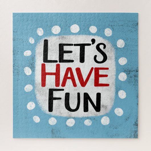 Laten we plezier Jigsaw puzzel (Verticaal)