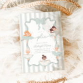 Laten we Plié Blauwgroen Ballet Meisjes Ballerina  Kaart