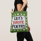 Laten we poëzie Canvas tas schrijven (Dichtbij)