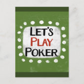 Laten we Poker Briefkaart spelen (Voorkant)