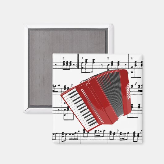 Laten we Polka, accordeon en velmuziek, Magneet (Voorkant / Achterkant)