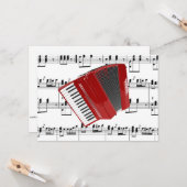 Laten we Polka, Red Accordion, Kaart (Voorkant / Achterkant in situ)