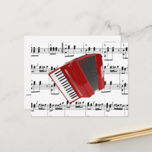 Laten we Polka, Rode Accordeon, Briefkaart