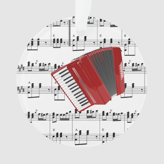 Laten we Polka...rode accordeon, Ornament (voorkant)