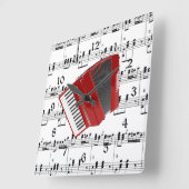 Laten we Polka, rode harmonika op velmuziek, Vierkante Klok (Hoek)